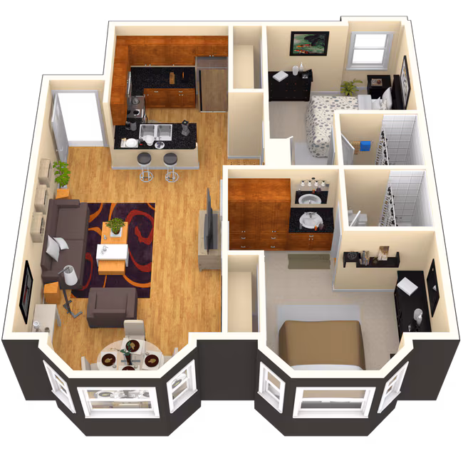 Residence 5 1512 1512 floor plan